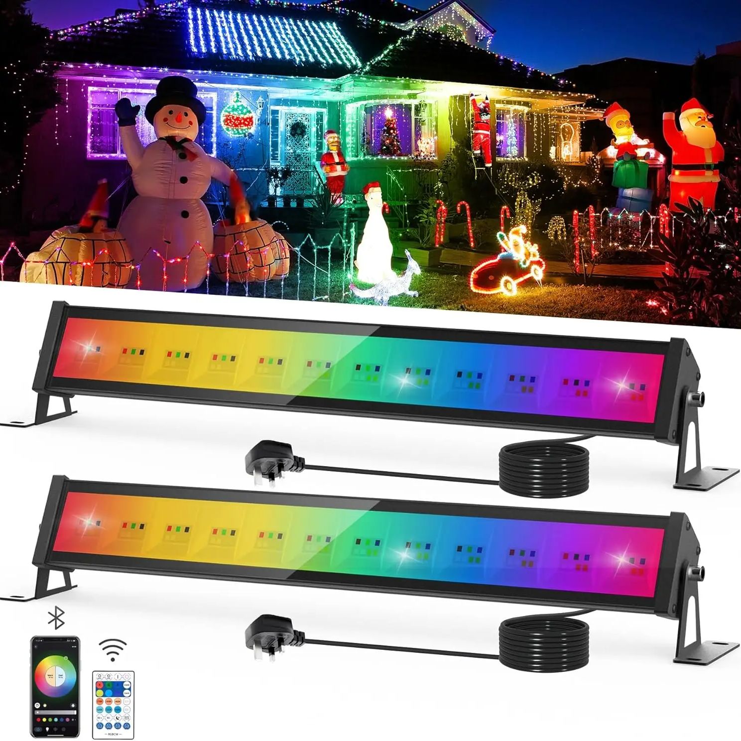 Smart Garden Uk - Barra de reflector LED RGB de