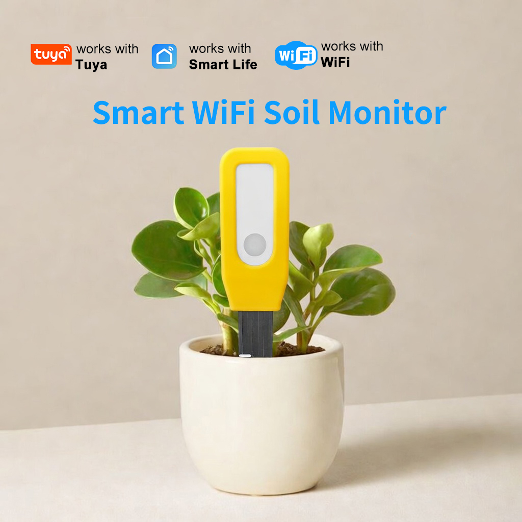 Smart Urban Garden - Monitor de Suelo WiFi Tuya, Sensor