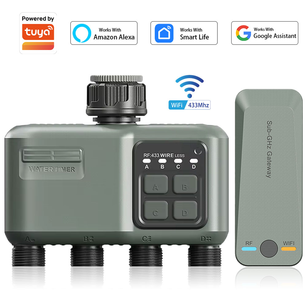 Smart Garden Watering System - Temporizador de Riego Programable de 4