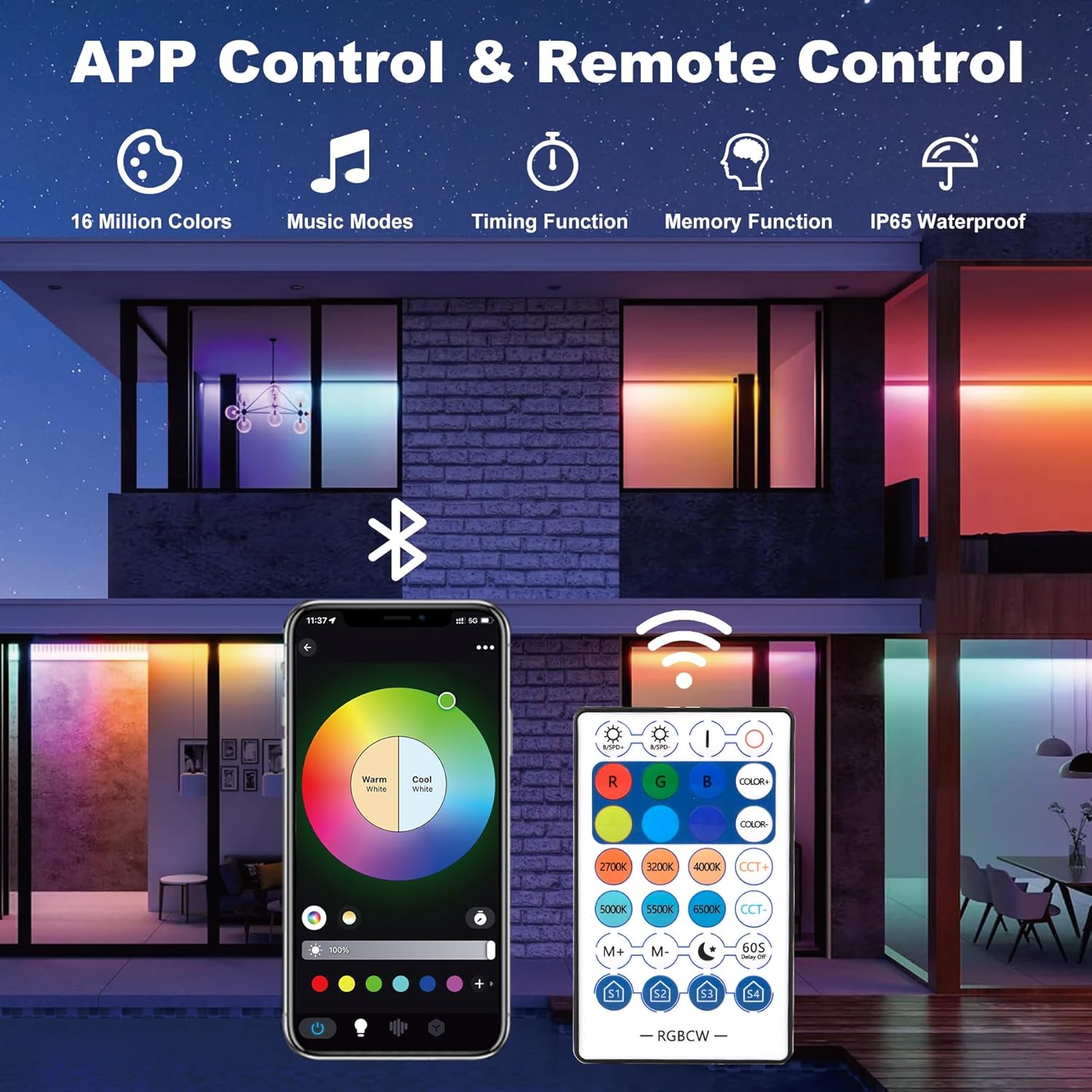 Barra de reflector LED RGB de  - Smart Garden Uk reseña y precio