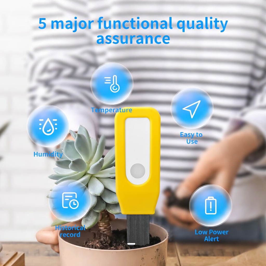 Monitor de Suelo WiFi Tuya, Se - Smart Urban Garden reseña y precio