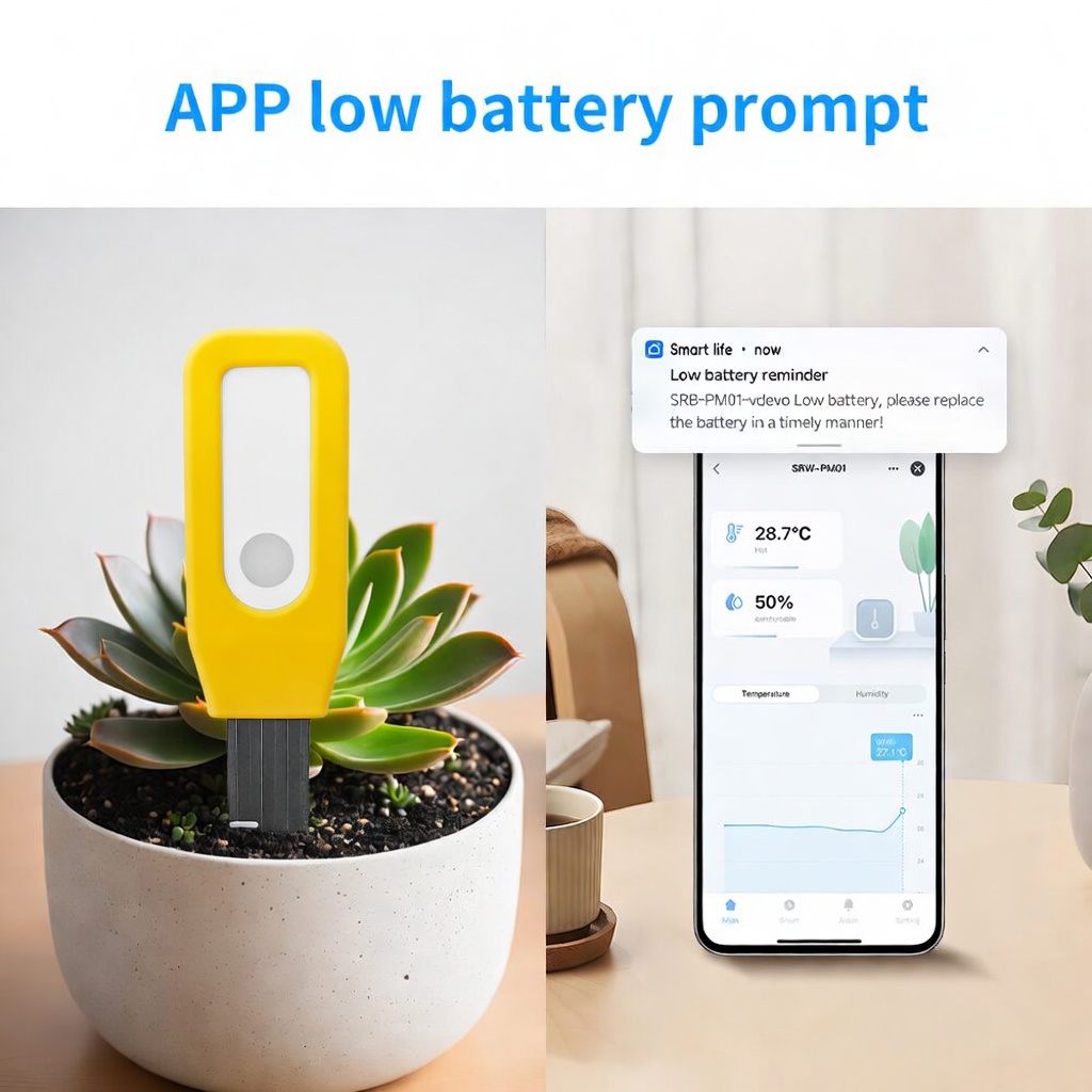 Monitor de Suelo WiFi Tuya, Se - Smart Urban Garden reseña y precio