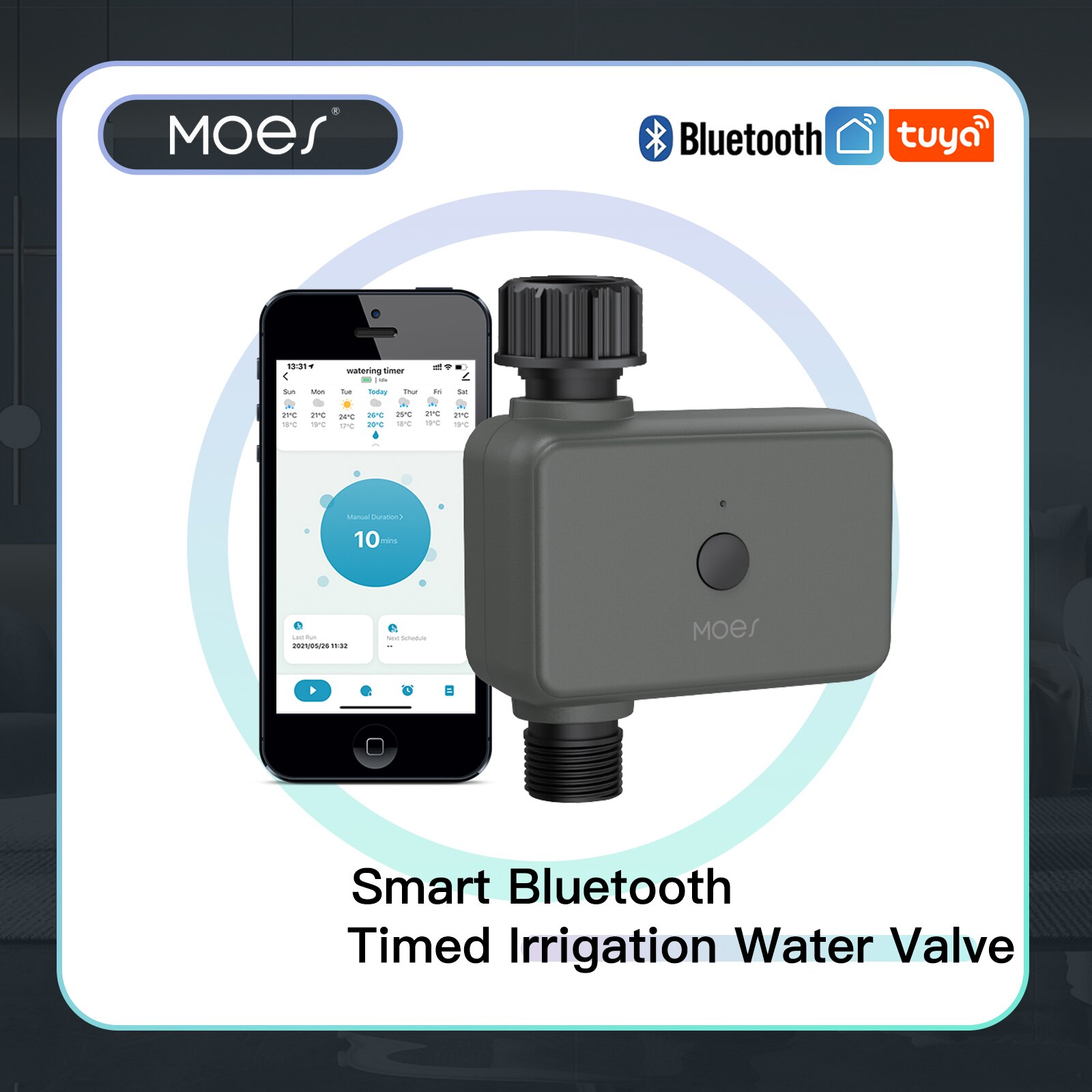 Moes Smart Tuya Temporizador d - Smart Garden Watering System reseña y precio