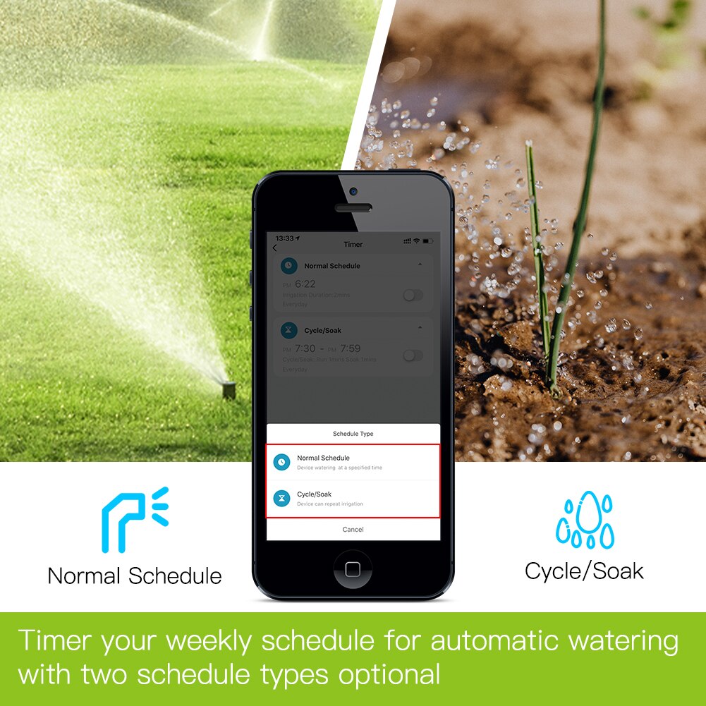 Moes Smart Tuya Temporizador d - Smart Garden Watering System reseña y precio