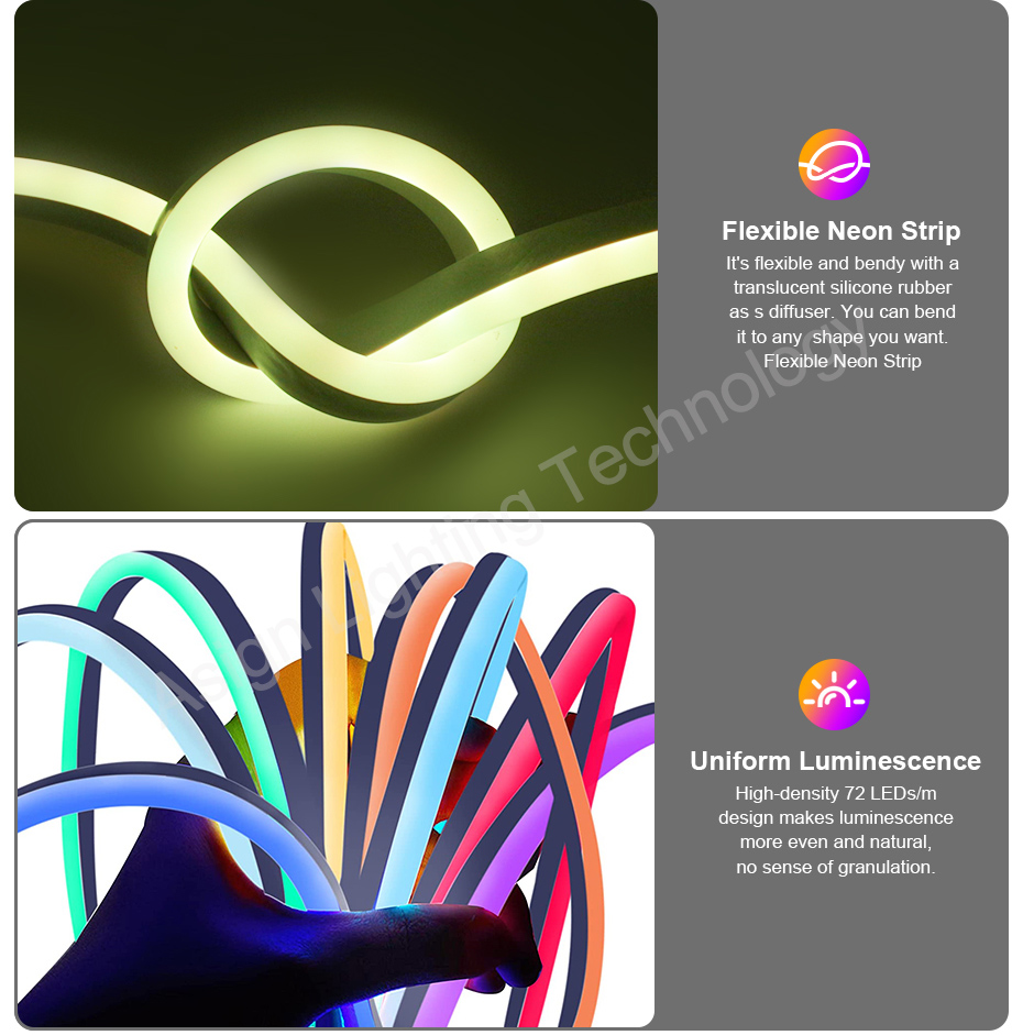 Luz de neón Led RGB inteligent - Smart Garden Uk reseña y precio