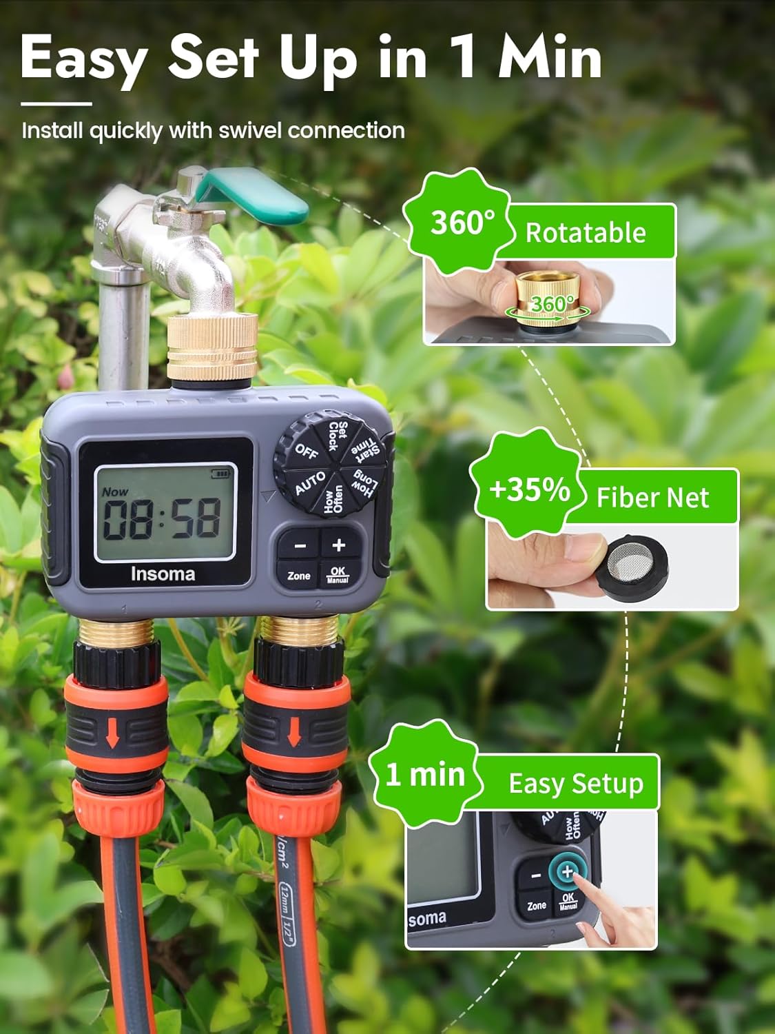 Sistema de riego inteligente I - Smart Garden Refill reseña y precio