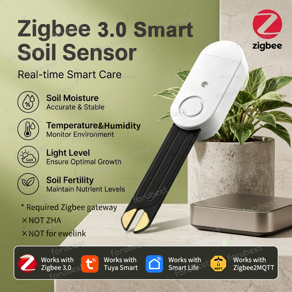Sensor Inteligente ZigBee de H - Smart Urban Garden reseña y precio