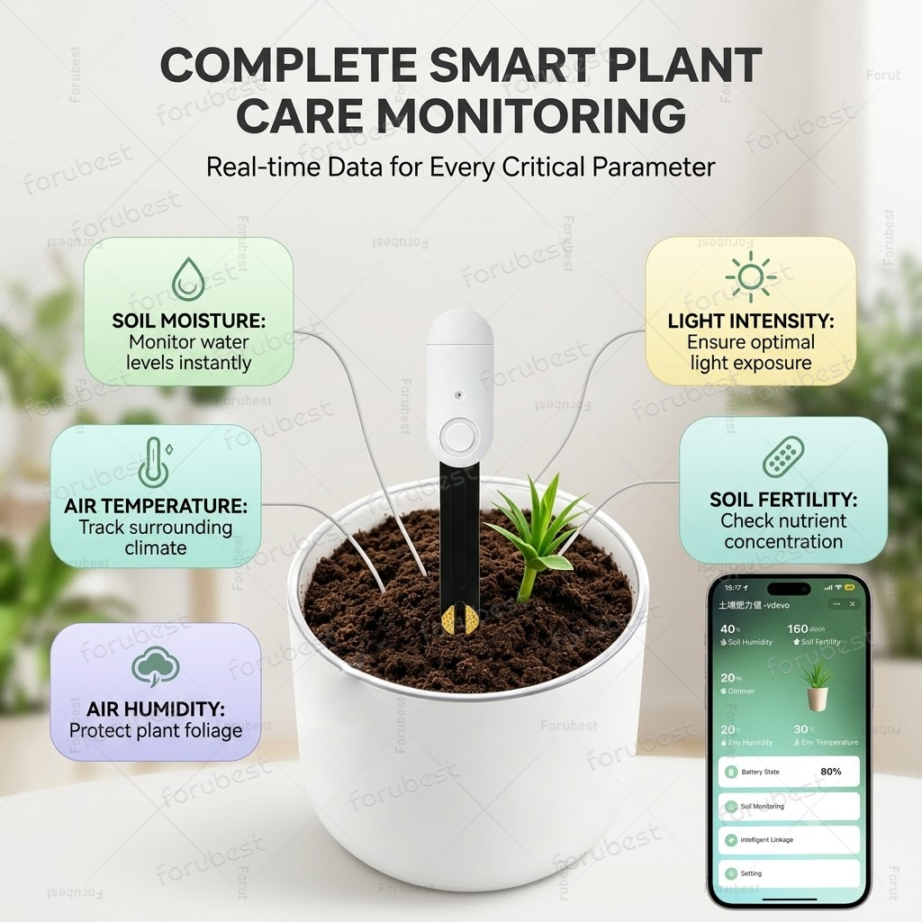 Sensor Inteligente ZigBee de H - Smart Urban Garden reseña y precio