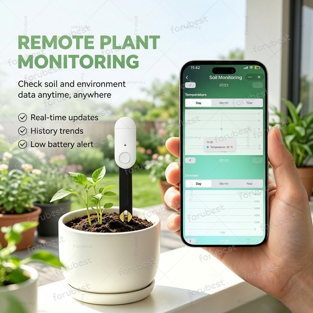 Sensor Inteligente ZigBee de H - Smart Urban Garden reseña y precio