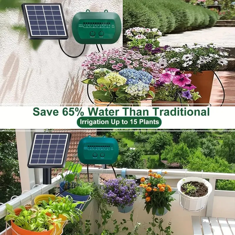 Kit de riego Solar inteligente - Smart Garden Watering System reseña y precio