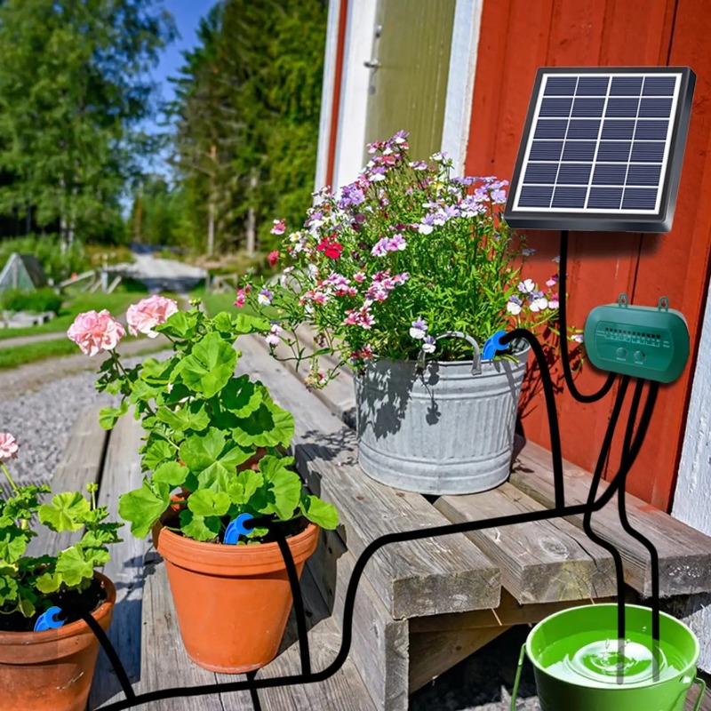 Kit de riego Solar inteligente - Smart Garden Watering System reseña y precio