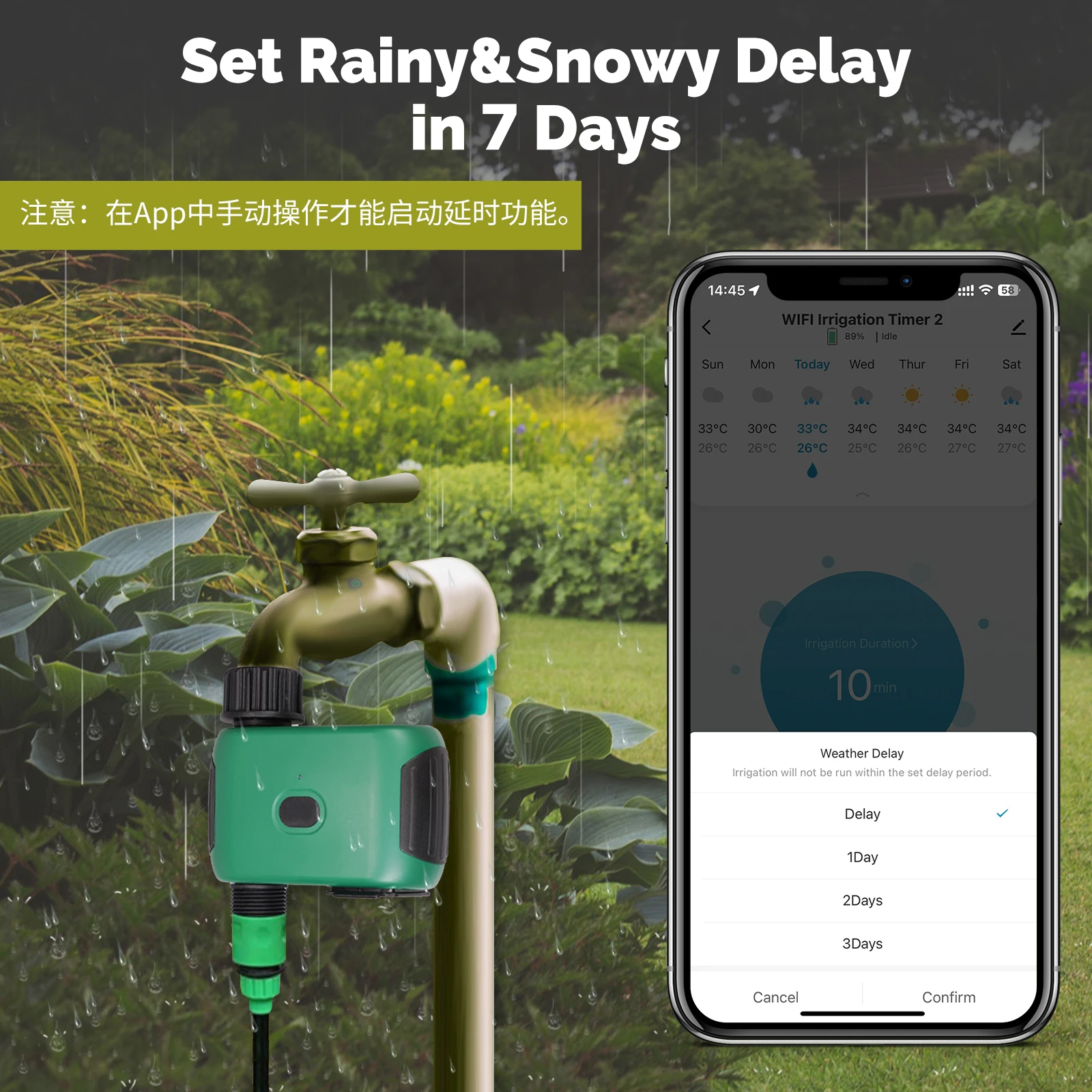 MOES Tuya WiFi inteligente 1 s - Smart Garden Watering System reseña y precio