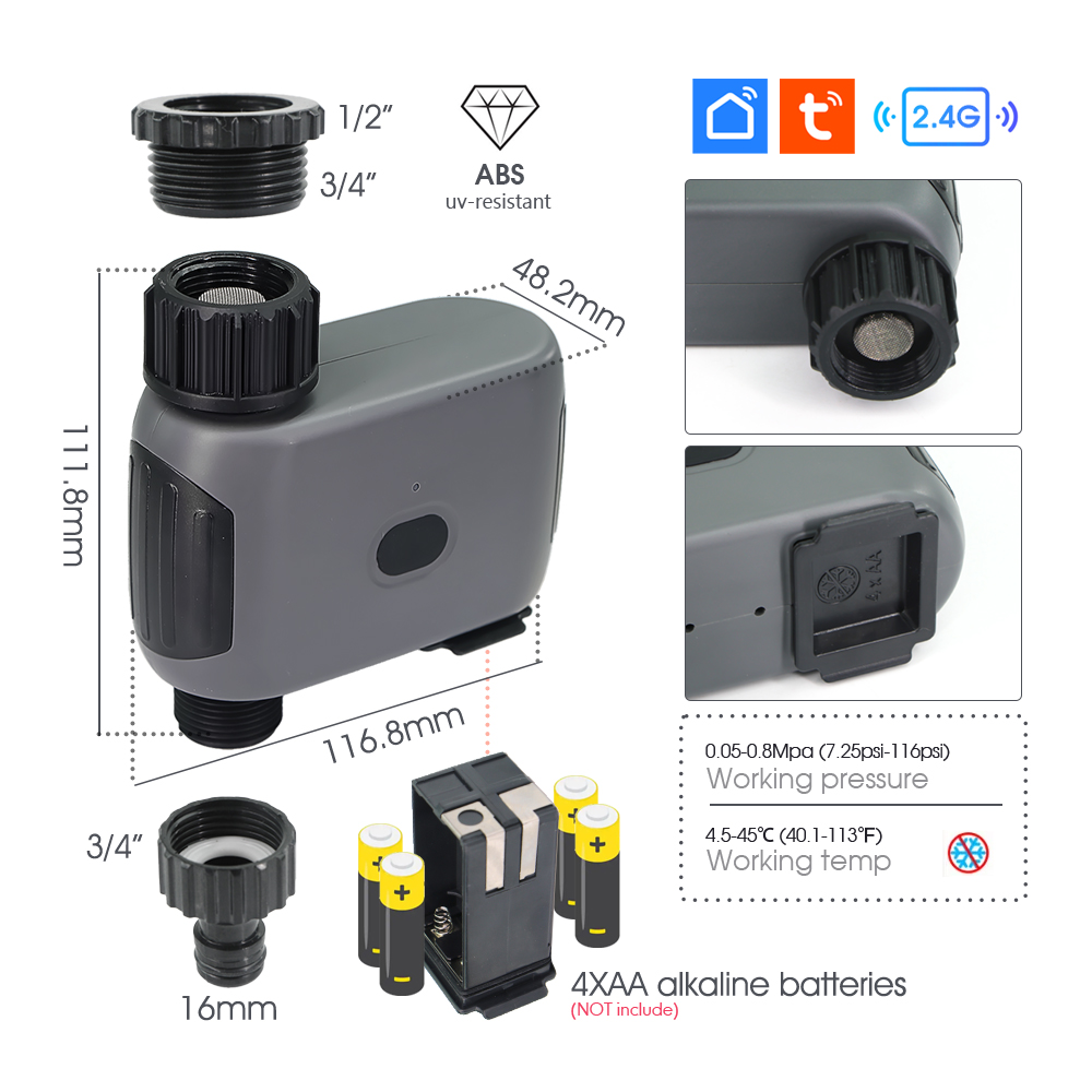 Kit de Riego Inteligente Tuya  - Smart Garden Refill reseña y precio