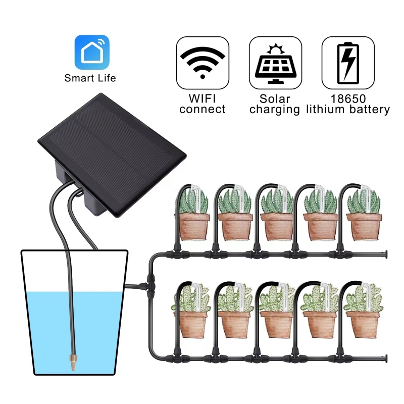 Kit de riego automático Solar  - Smart Garden Watering System reseña y precio