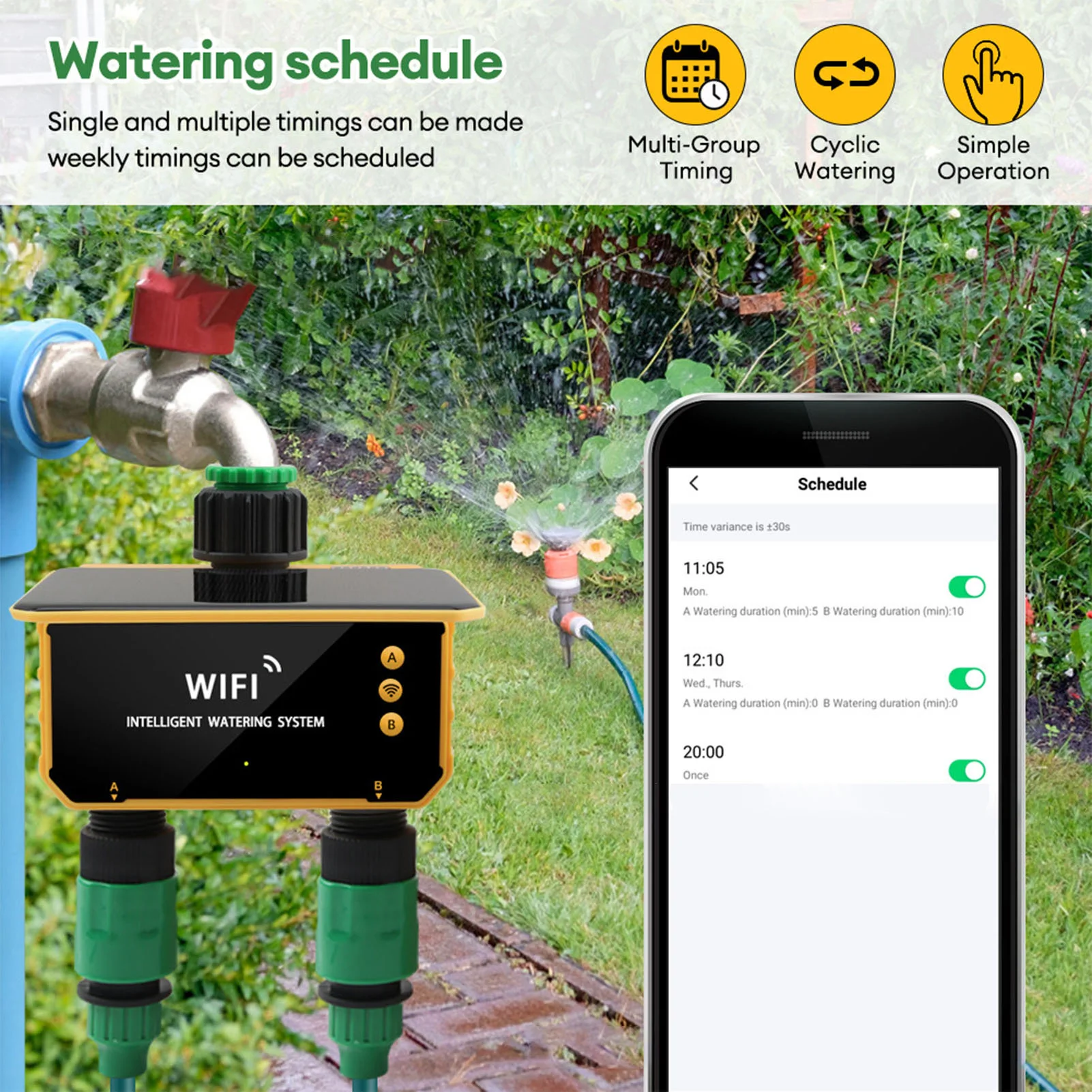 Temporizador de Riego Intelige - Smart Garden Watering reseña y precio