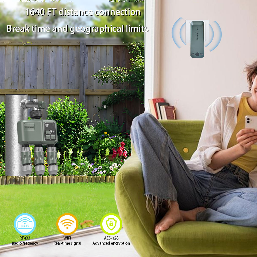Temporizador de agua Tuya Wifi - Smart Garden Irrigation reseña y precio